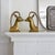 Mid Century Ibex Brass Bookends For Sale - Image 9 of 10