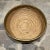 For your consideration, a vintage Mid-Century Modern pencil reed rattan and brass centerpiece bowl, heavily inspired by or...