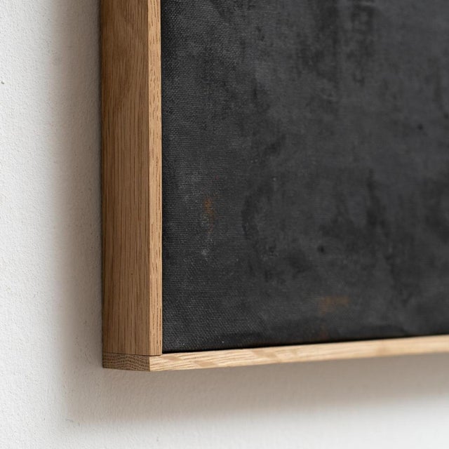 Enrico Della Torre, Art Black Composition, Charcoal on Canvas, 2017 For Sale - Image 9 of 12