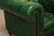 Chesterfield Style Polo Green Tufted Leather Club Chair For Sale In Philadelphia - Image 6 of 18