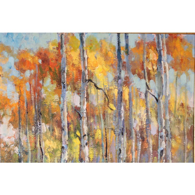 Impressionist Landscape Painting by Ebrahim Amin (Born 1950) For Sale In Los Angeles - Image 6 of 11