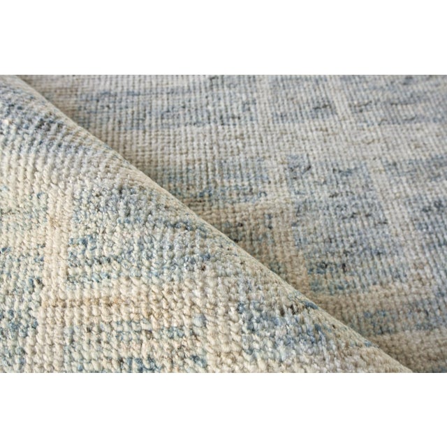Exquisite Rugs Exquisite Rugs Aldridge Hand-Knotted New Zealand Wool & Bamboo Silk Light Blue Rug-14'X18' For Sale - Image 4 of 8