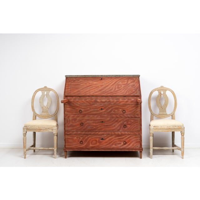 Early 19th Century Swedish Folk Art Secretaire For Sale - Image 4 of 18