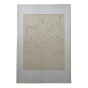 Pablo Picasso "Four Ballet Dancers" Original 1946 Lithograph