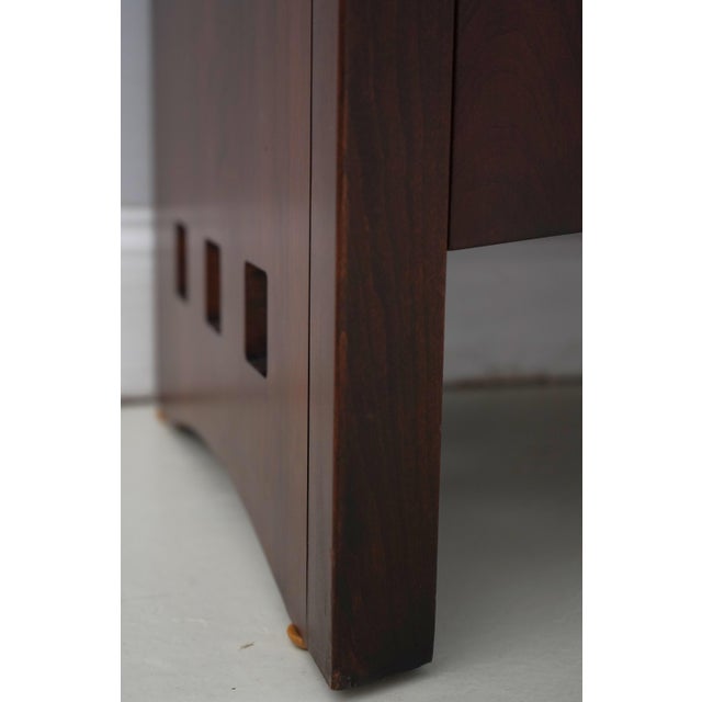 Stickley Cherry Highlands Display China Cabinet For Sale - Image 10 of 18