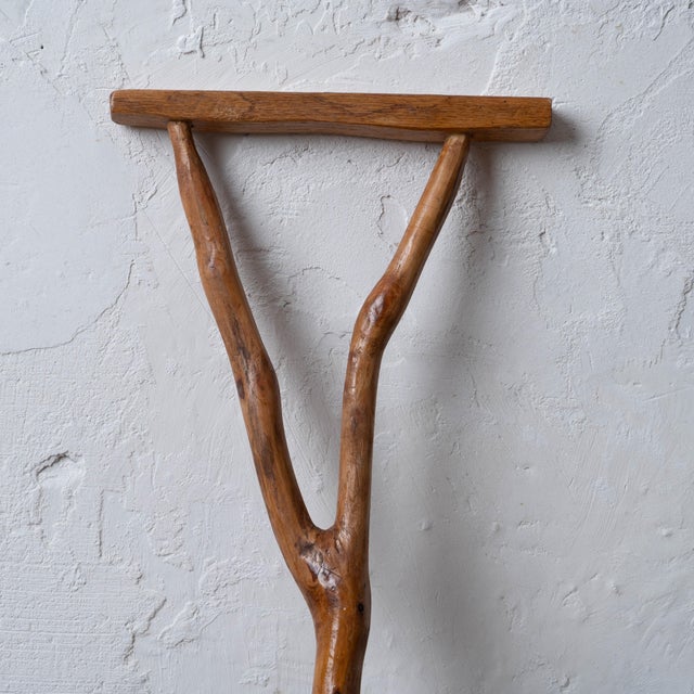 Vernon Edwards Crutch-Form Walking Stick, 1980s For Sale - Image 9 of 9