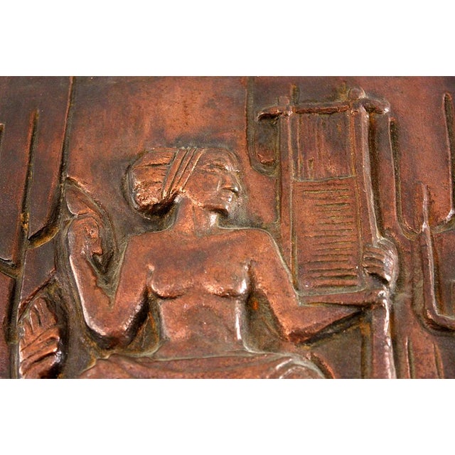 Bronze Wall Plaque by Ulla Fogelklou Skogh for Ystad-Metall, 1930s For Sale - Image 4 of 7