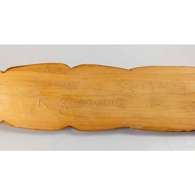 Late 20th Century Northwest Coast Squamish Native American Indian Totem by R Krawchuk For Sale - Image 15 of 18