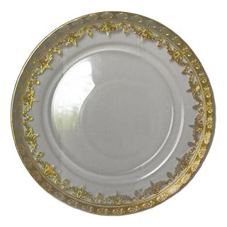 Gold Underworld Versailles Plate from Shanxi For Sale