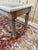 Louis Philippe Style Oak and Caning Kitchen Bench For Sale - Image 4 of 6