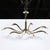 Mid-Century Polished Brass 8-Arm Sculptural Chandelier by Oscar Torlasco For Sale - Image 16 of 17