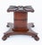 A fine william iv style mahogany expanding jupes dining table, raised on a substantial platform base with carved feet and...