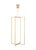 Celebrating the influence of geometry by linking thin rectangular frames, the Kenway 42 Pendant by Sean Lavin for Tech...