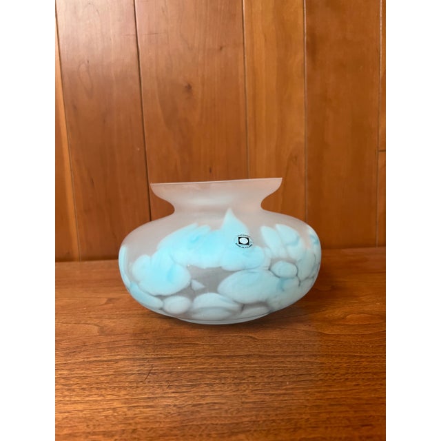 Pair of Tarnowiec Hand Blown Studio Art Glass Vases from Poland. Tarnowiec was a prominent Polish glassworks, who produced...