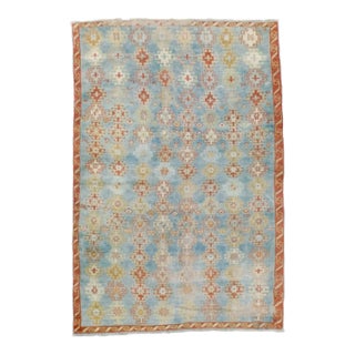 Antique Turkish Rug 3'3'' x 4'9'' For Sale