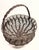 Shabby Chic Vintage Wire Egg Garden Basket For Sale - Image 3 of 4