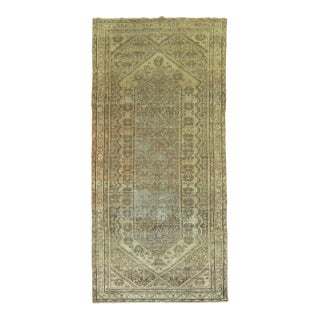 Early 20th Century Shabby Chic Persian Malayer Rug For Sale