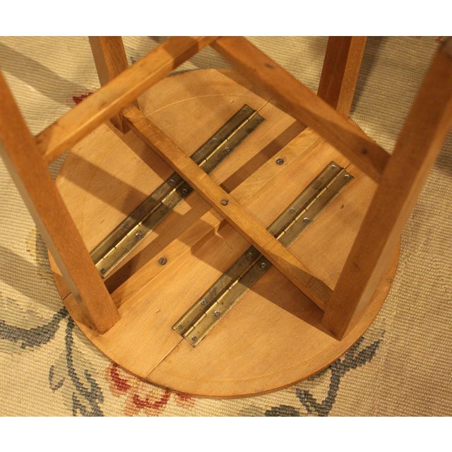 Wood Circa 1960-70 Mid Century Modern Danish Table With Three Nesting Tables For Sale - Image 7 of 8