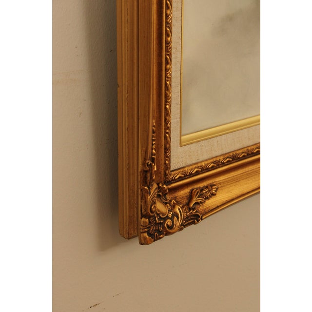 Wood Paul Rubens Mountain Waterfall Landscape Framed Oil Painting For Sale - Image 7 of 12