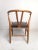 Hans Wegner Vintage Modern Wegner Style Wishbone Chair For Sale - Image 4 of 13