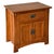 2020s Crafters and Weavers Mission Style Solid Oak Nightstand - Michael's Cherry Stain For Sale - Image 5 of 5
