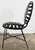 Metal Antique Francois Carre Black Sunburst Garden Chair For Sale - Image 7 of 11