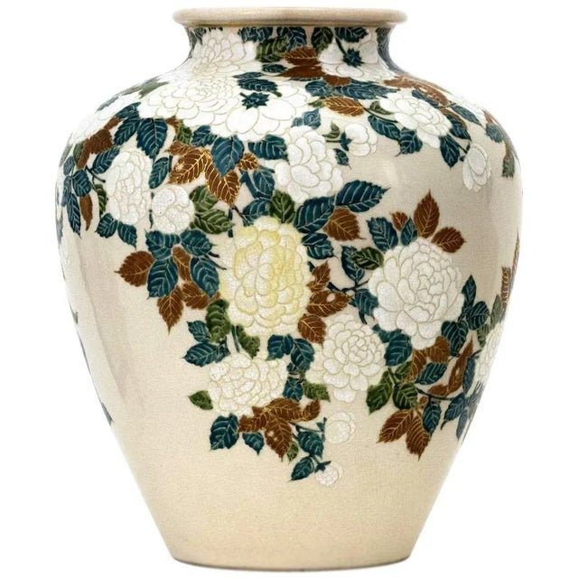 Japanese Ceramic Vase by Ito Tozan I Meiji Period For Sale - Image 13 of 13