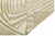 Abstract Contemporary Abstract Geometric Wool Area Rug – Olive Green & Cream Modernist For Sale - Image 3 of 12