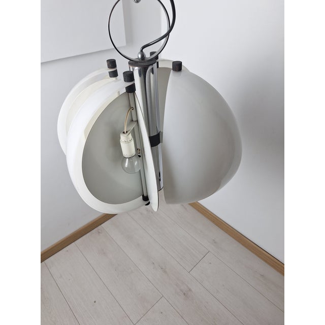 1970s Acrylic Glass Spicchio Pendant by Danilo and Corrado Aroldi for Stilnovo, 1970s For Sale - Image 5 of 10