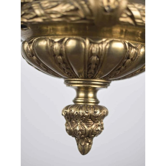 Antique Mazarin Chandelier in Gilded Bronze For Sale - Image 3 of 11