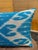 1990s Wave Pattern Ikat Lumbar Pillow Cover For Sale - Image 12 of 13