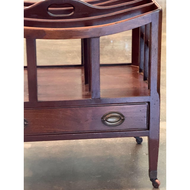 English 19th Century English Canterbury With Drawer For Sale - Image 3 of 6