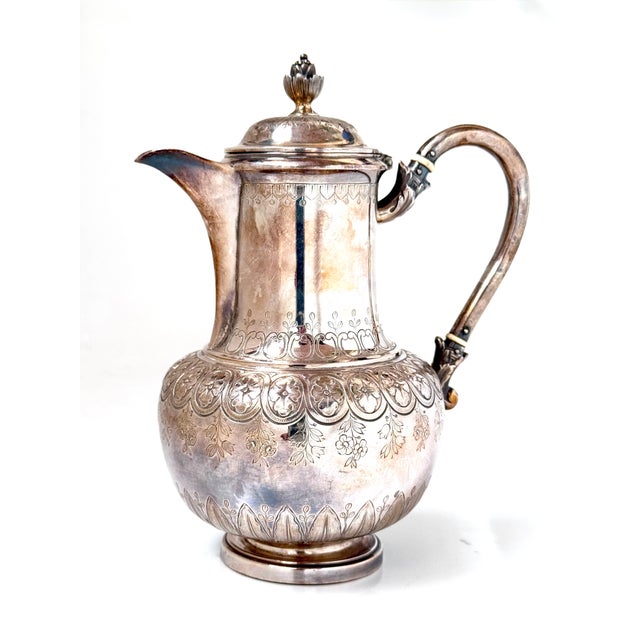 Russian Imperial Baronial Heraldic Silver Service from Odiot Paris, Set of 7 For Sale - Image 13 of 18