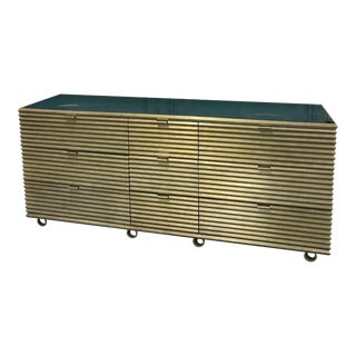 Julian Chichester Metal 9-Drawer Credenza For Sale