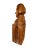 Late 20th Century Life-Size Vintage Folk-Art Carved Wood Figurative Bust of Thomas Jefferson at University of Virginia Rotunda Sculpture For Sale - Image 5 of 13