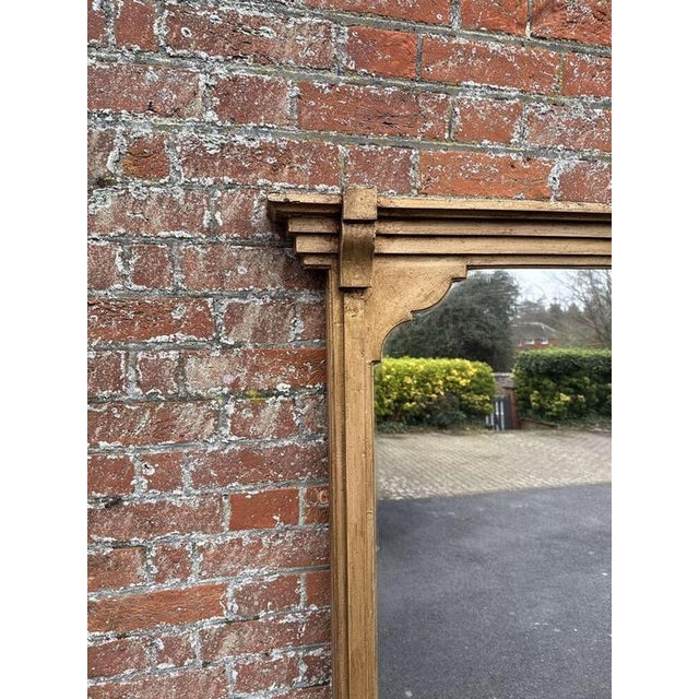 W: 145cm (57.1")h: 163cm (64.2")d: 9cm (3.5") a wonderful large antique english 19th century carved wood & gilt overmantle...