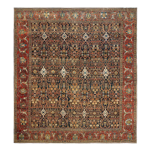 Late 19th Century Persian Sarouk Farahan Carpet ( 8' 4" x 9' 4" - 254 x 384 )