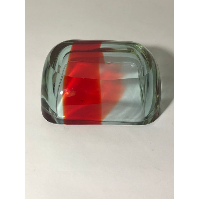 Mid 20th Century Murano Sommerso Alexandrite Glass Geode Bowl For Sale - Image 13 of 14