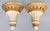 Vintage Italian Neoclassical Distressed White & Gold Giltwood Wall Brackets Corbels Shelves - a Pair For Sale - Image 9 of 9