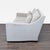 Modern Crate and Barrel 3-Seat Modern Sofa in Light Herringbone Fabric For Sale - Image 3 of 7