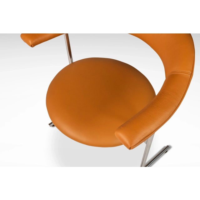 Set of 6 Space Age Model 037 Airport Armchairs / Dining Chairs Attributed to Geoffrey D. Harcourt for Hans Kaufeld, Germany, Circa 1960s For Sale - Image 11 of 12