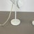 Glass White Metal Table Lights by Rolf Krüger for Heinz Neuhaus Leuchten, 1970s, Set of 2 For Sale - Image 7 of 18