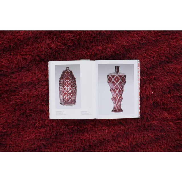 Red Vintage Swedish Rya Rug With Red Subtle Geometric Pattern - Rug & Kilim For Sale - Image 8 of 9