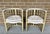 A truly sensational pair of Hollywood regency spindle back barrel chairs in beautiful condition. These have a bit of a...