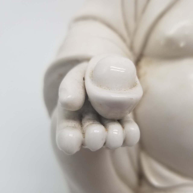 Ceramic Antique-Style Japanese Porcelain Hotei Buddha Figure For Sale - Image 7 of 16