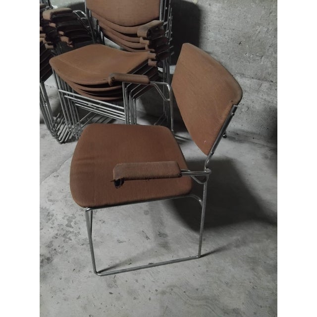 Metal and Fabric Chair by Bononia Gavina, Italy, 1970s For Sale - Image 4 of 7