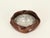 Curved Nova Ashtray in Brown Leather and Cut Crystal from Tecno, Italy, 1950s For Sale - Image 10 of 12