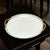 Antique Art Deco Limoges Tressemanes Et Vogt T&v Serving Platter With Handles (Flower Pattern on Border) For Sale - Image 18 of 18