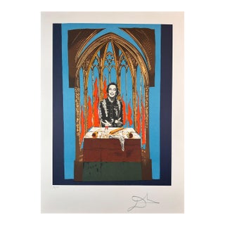 1970s Dali Dali's Inferno Hand Signed Numbered Lithograph Surreal Art For Sale