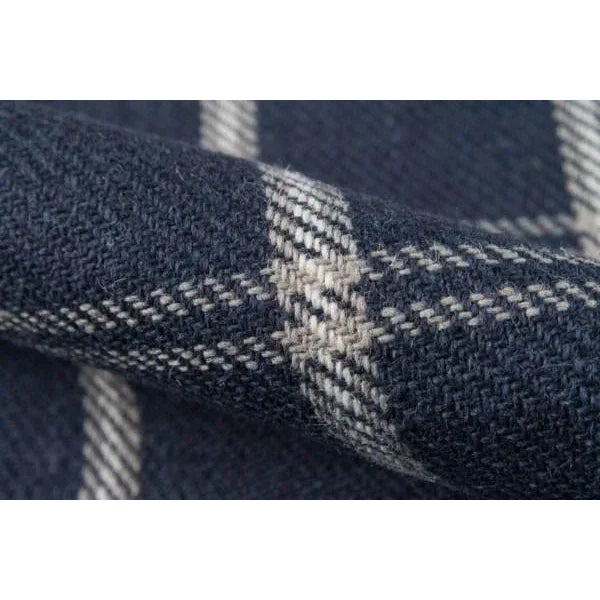 Erin Gates Marlborough Dover Navy Hand Woven Wool Area Rug 3'6" X 5'6" For Sale - Image 4 of 5